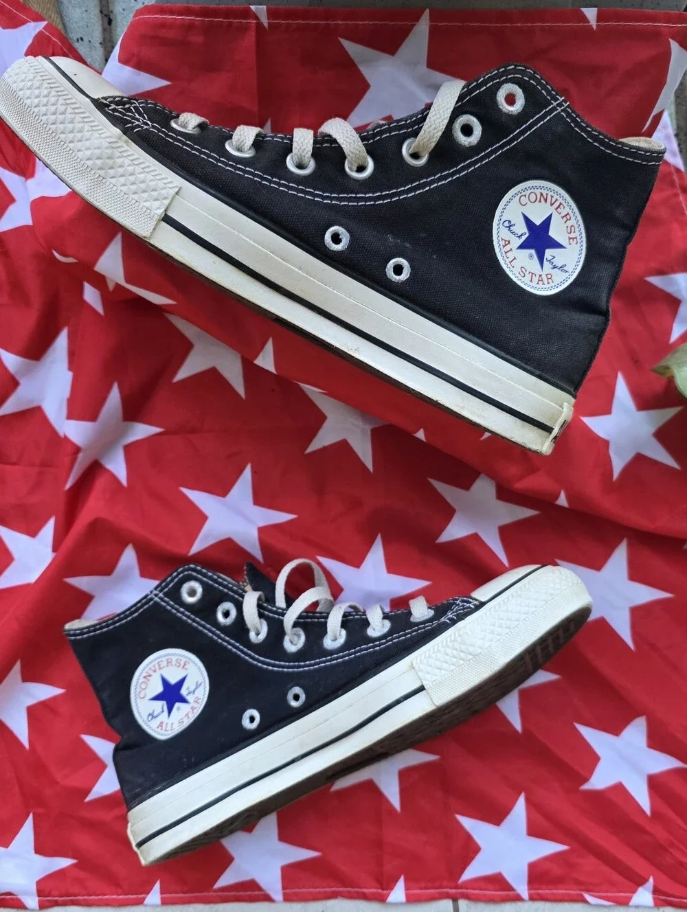 Converse Chuck Taylor All Star Hi Black Canvas Sneakers Women's 7.5 Men's 5.5